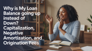 Why Is My Loan Balance Going Up Instead of Down? Capitalization, Negative Amortization, and Origination Fees