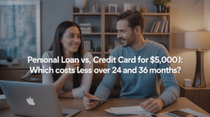 Personal Loan vs. Credit Card for 5,000: Which Costs Less Over 24 and 36 Months?